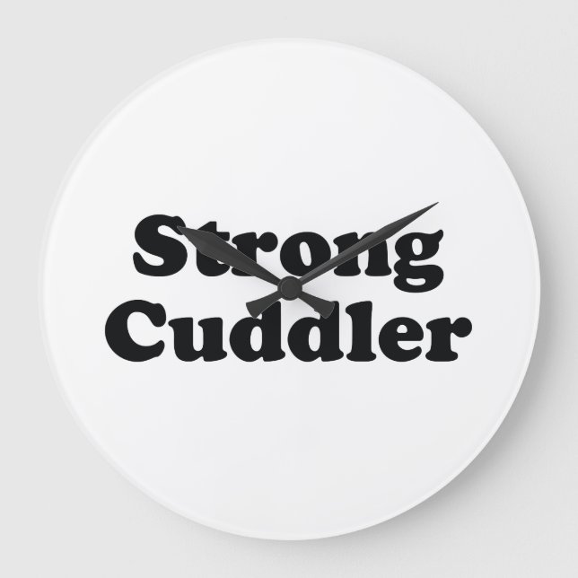 Strong Cuddler Large Clock (Front)