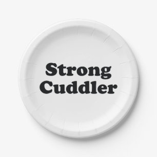 Strong Cuddler Paper Plate
