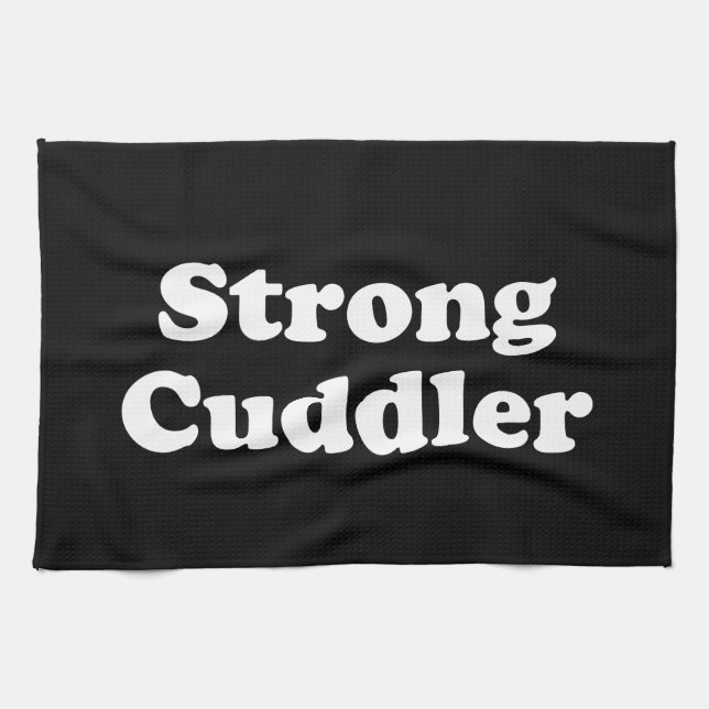 Strong Cuddler Tea Towel (Horizontal)