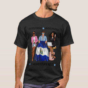 Strong El Salvadorian Niece From El Salvador Fierc T-Shirt