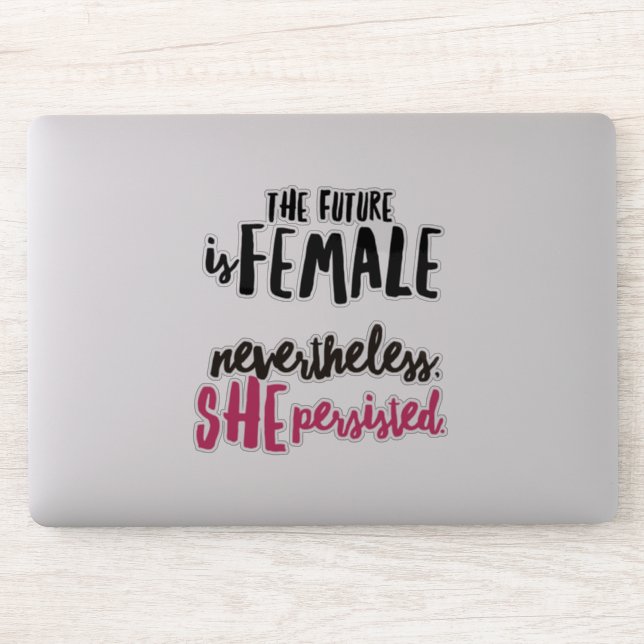 Strong Empowered Women Vinyl Stickers (Computer)