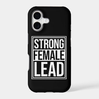 Strong Female Lead Feminist Empowerment Quote Logo