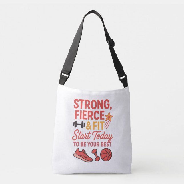 Strong & Fit Sports Gym Bag (Front)