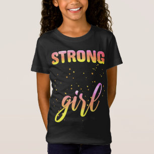 Strong Girl Pastel Star T-Shirt