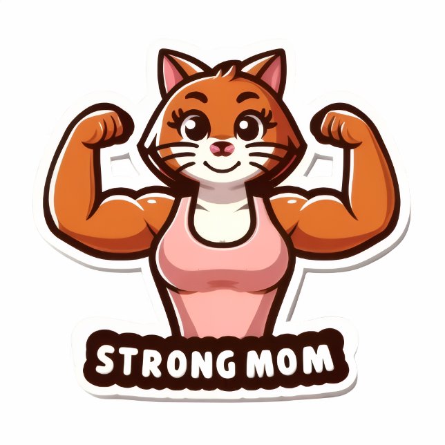 Strong Gym Cat Mum Sweatshirt (Creator Uploaded)