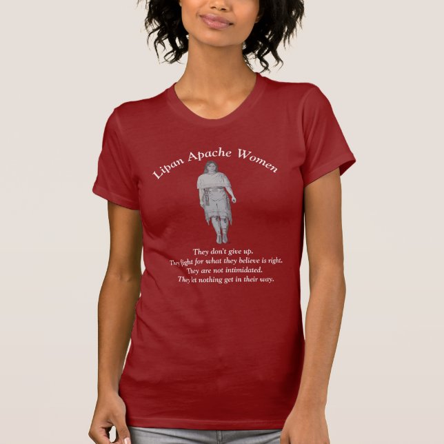 Strong Hearted Lipan Apache Women T-shirt-Vivid T-Shirt (Front)