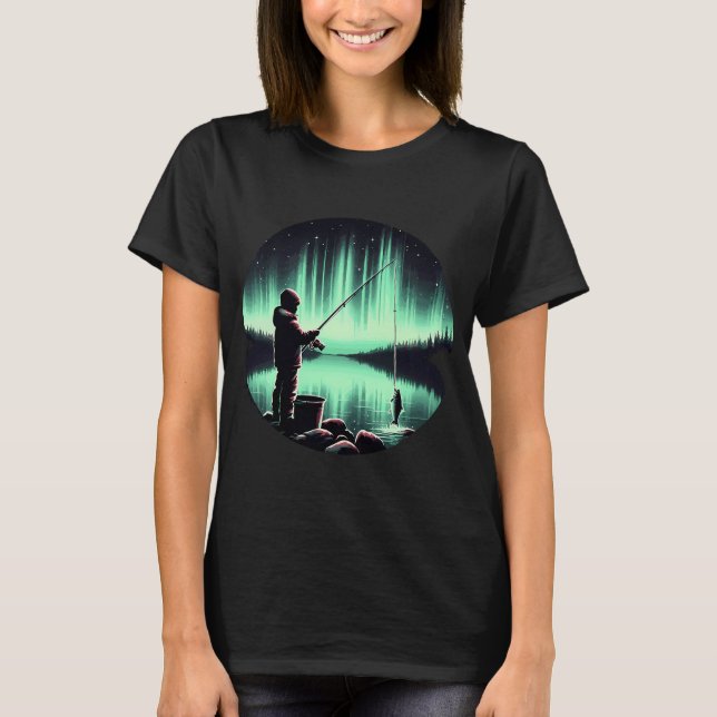 Strong independent boy catches his own dinner T-Shirt (Front)