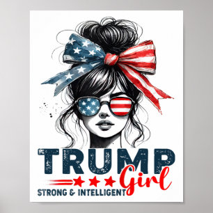 Strong Intelligent Women For Trump Girl Mega  Poster