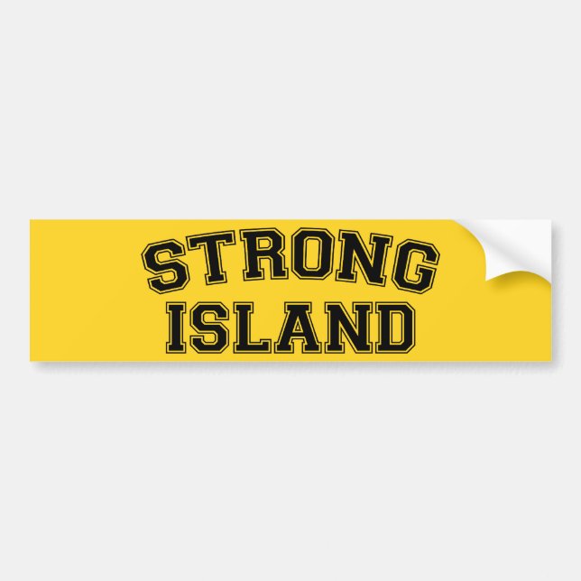 Strong Island, NYC, USA Bumper Sticker (Front)