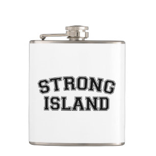 Strong Island, NYC, USA Hip Flask