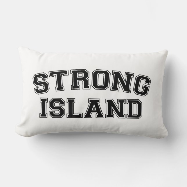 Strong Island, NYC, USA Lumbar Cushion (Front)