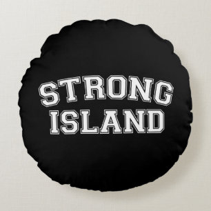 Strong Island, NYC, USA Round Cushion