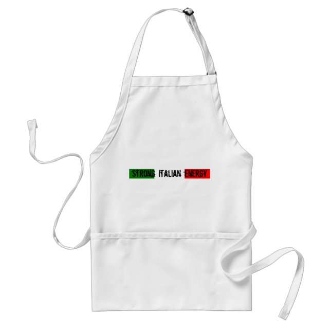 Strong Italian energy   Standard Apron (Front)