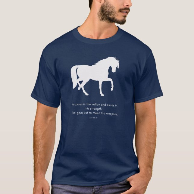 Strong like a Horse T-Shirt (Front)