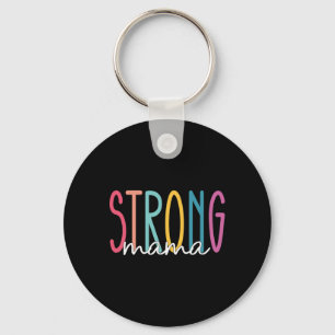 Strong Mama Mum Workout Gym Gift For Women Key Ring