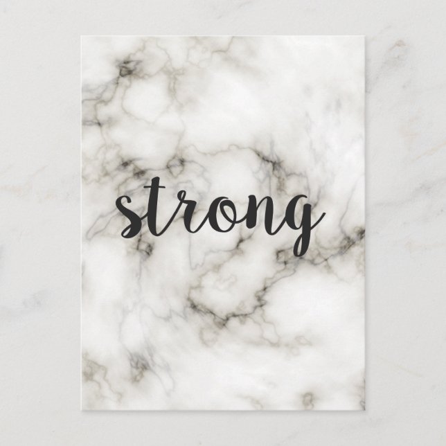 Strong marble postcard (Front)
