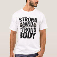 Strong Mind Strong Body Fitness Motivational 