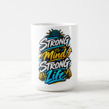 Strong Mind Strong Life Fitness Motivation Design