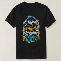 Strong Mind Strong Life Fitness Motivation Design