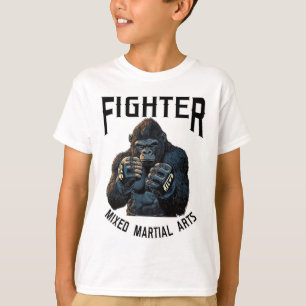 Strong Mma Gorilla - Boxing And Cage Fighting T-Shirt