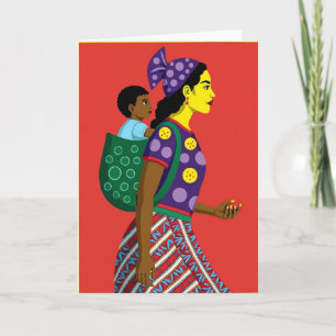 Strong Mom Graphic Art Card