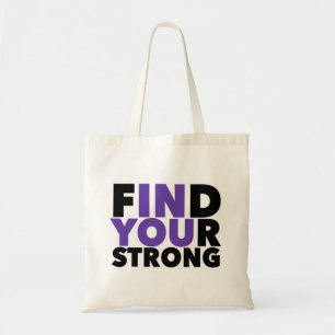 Strong Motivational Quote Tote Bag