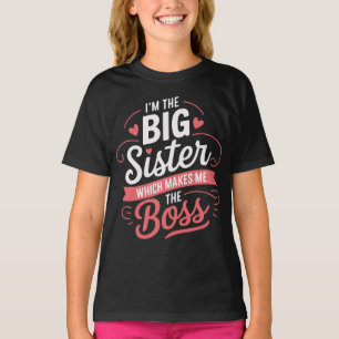 Strong Older Big Sister Boss Power Cute Girls  T-Shirt