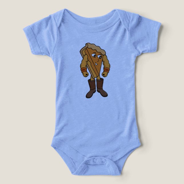 Strong Pie Wearing Boots (Design Front)