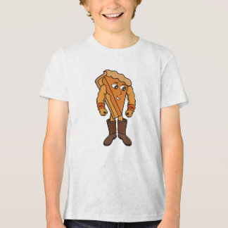 Strong Pie Wearing Boots Tri-Blend Shirt