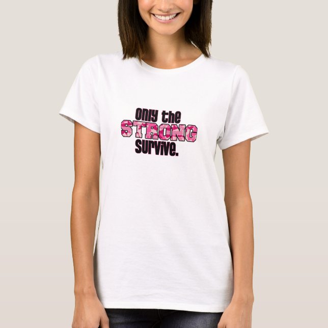 Strong - Pink Camo T-Shirt (Front)