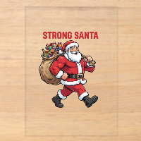Strong Santa Christmas Gift Delivery