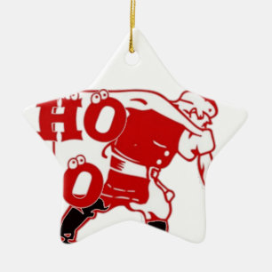 Strong Santa Ho Ho Ho Collection Ceramic Tree Decoration