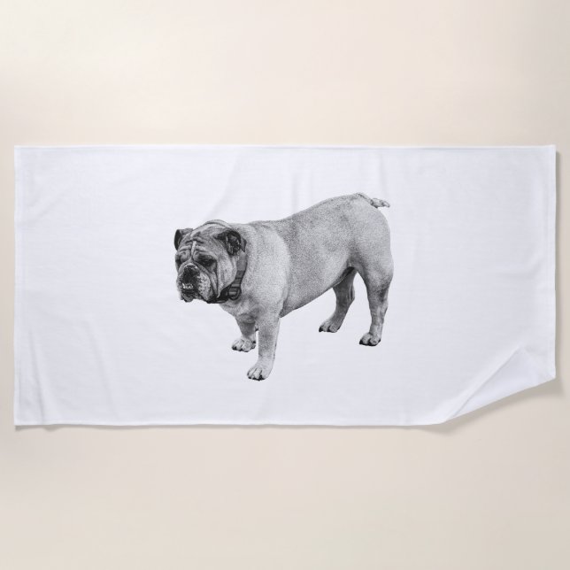 Strong Shaded Weight Beach Towel (Front)