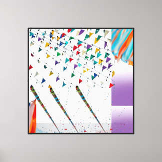 Strong. Short. High energy Canvas Print