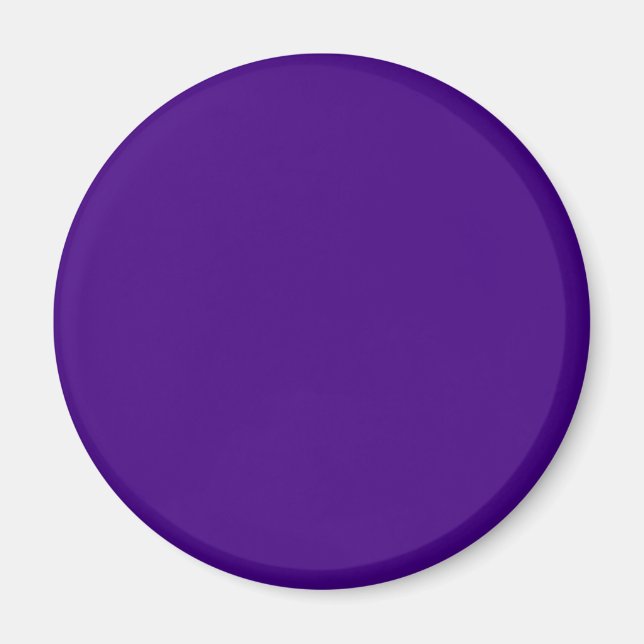 Strong Violet 400080 Colour - Add a Name Option Magnet (Front)