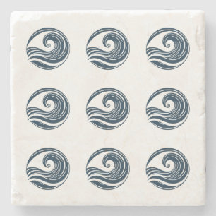 Strong Wave Stone Coaster