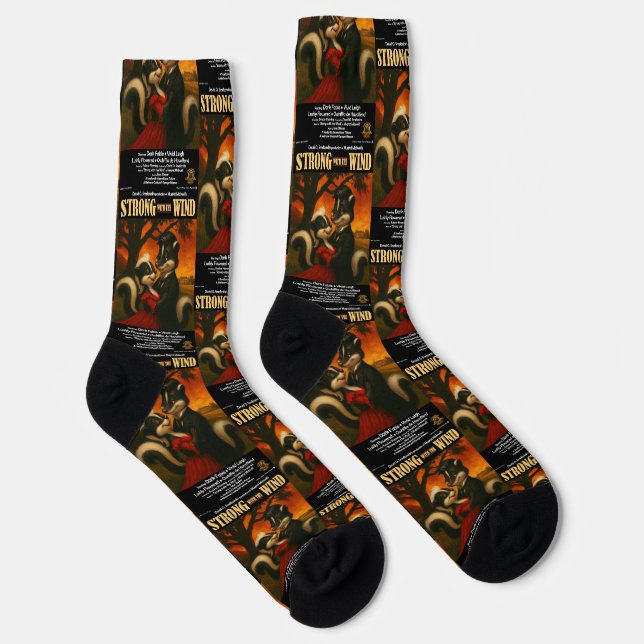 Strong with the Wind Movie Parody Socks (Right)