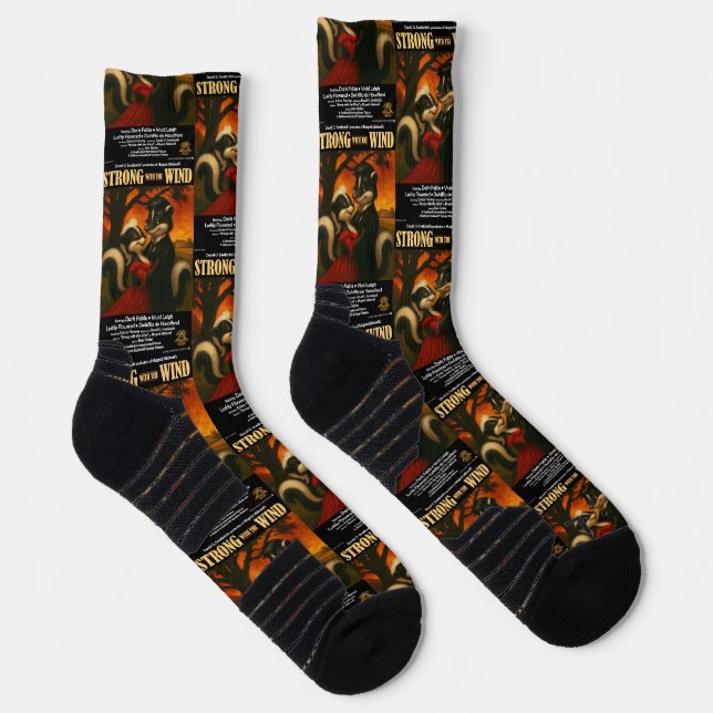 Strong with the Wind Movie Parody Socks (Right)