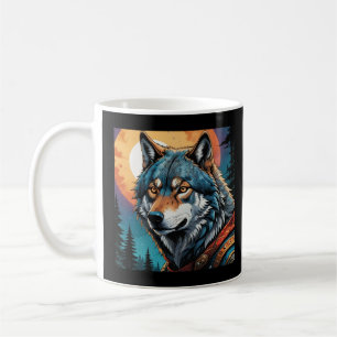 Strong Wolf Hoodie Coffee Mug