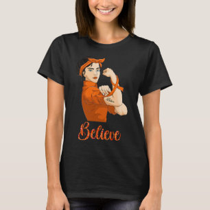 Strong Woman Blood Cancer 2 T-Shirt