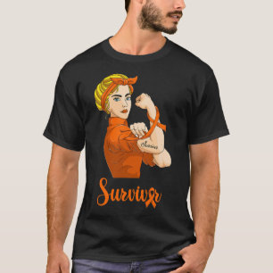Strong Woman Blood Cancer Awareness T-Shirt