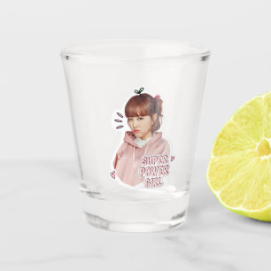 Strong woman do bong soon shot glass