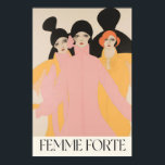 Strong Women Art Deco Print Fashion Illustration<br><div class="desc">Strong Women Art Deco Print Fashion Illustration,  Empowering Wall Art

Vintage Poster,  Japanese Art,  Exhibition Poster,  Art Print,  Wall Decor,  Mid Century Modern,  Bauhaus Print,  Minimalist Wall Art,  Home Office Decor,  Housewarming Gift,  Gallery Wall Set,  Retro Wall Art,  Botanical Print</div>