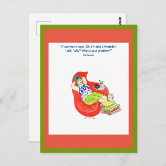 Strong Women 'Feminist' Postcard