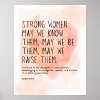 Strong Women - Inspirational Quote for Women