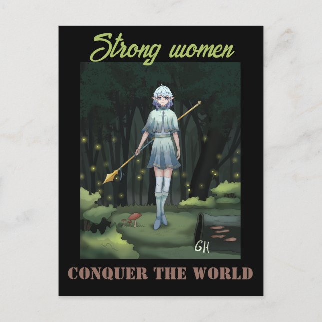 Strong women postcard (Front)
