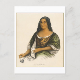 Strong Women Series #62: Pocahontas Postcard