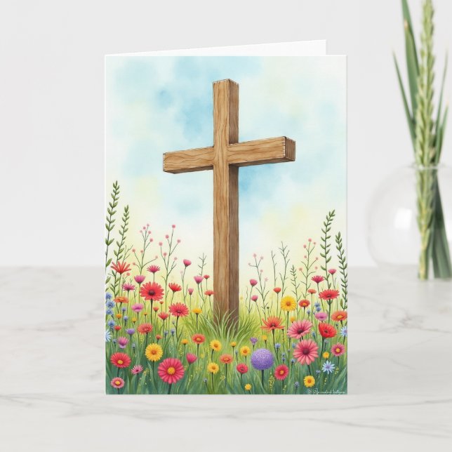 Strong Wooden Support Art Card (Front)