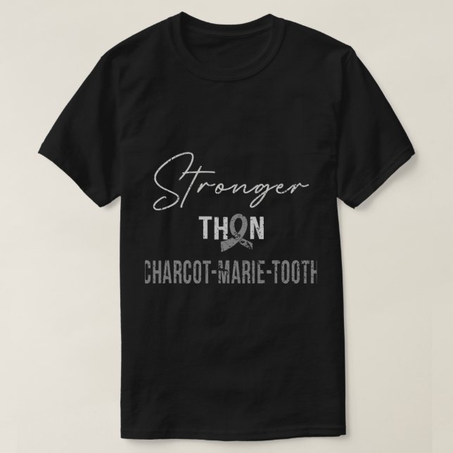 Stronger CHARCOT-MARIE-TOOTH Warrior T-Shirt (Design Front)