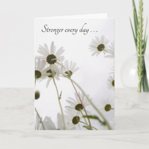 Stronger Every Day get well recovery mental health Card